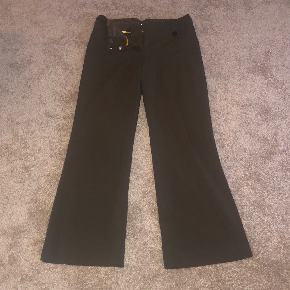 Iz byer size 7 wide leg brown pants